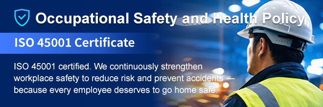CKplas ISO 45001 Occupational Safety and Health Management Policy