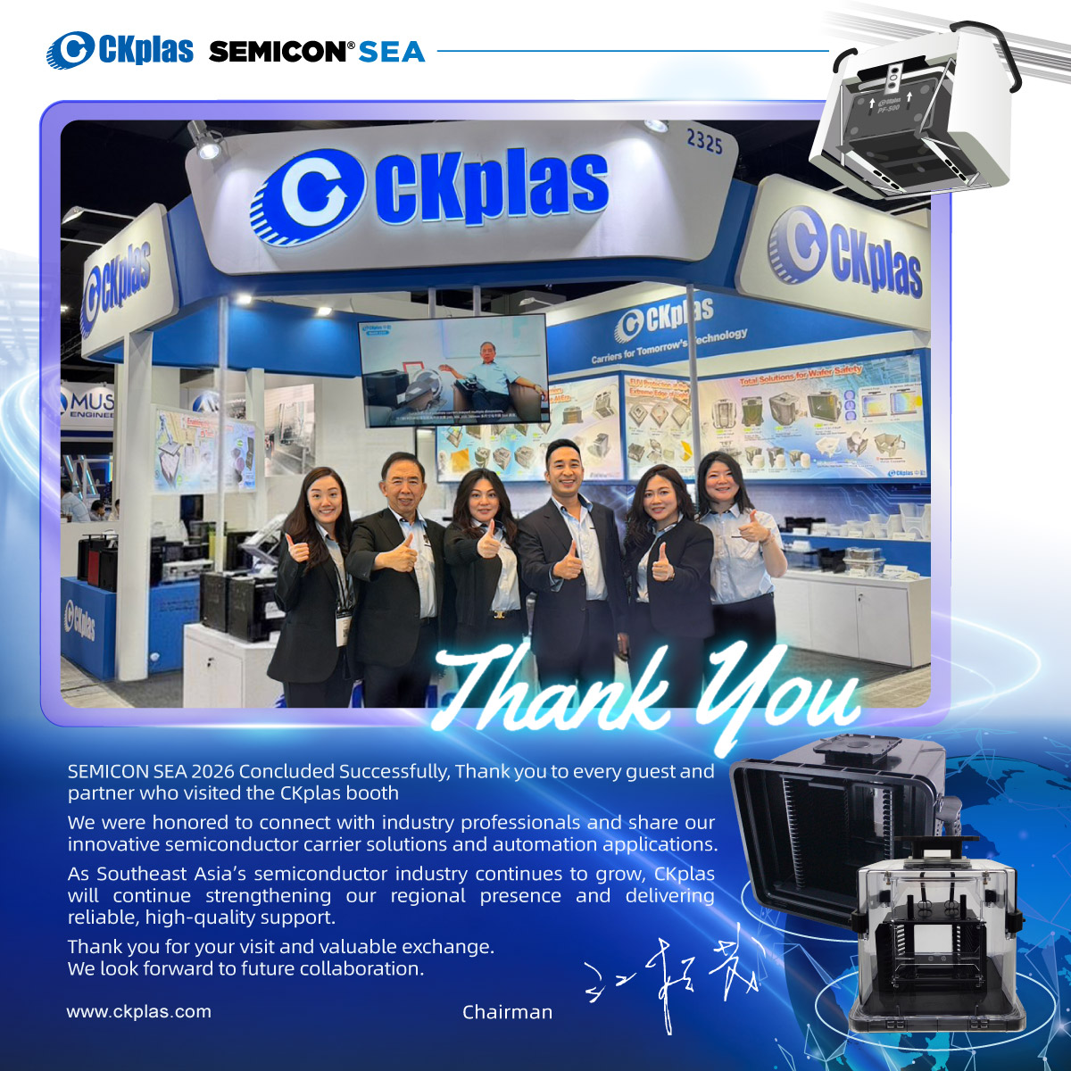 CKplas SEMICON Southeast Asia 2026 Event Highlights